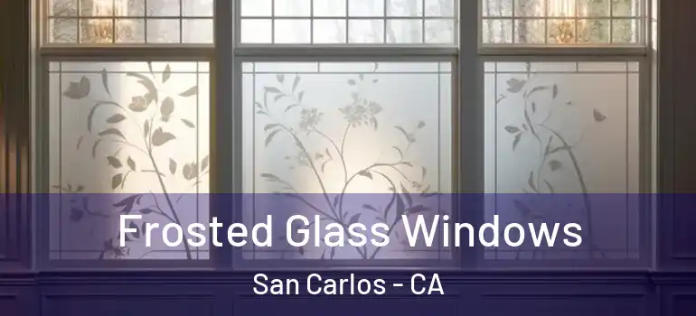  Frosted Glass Windows San Carlos - CA