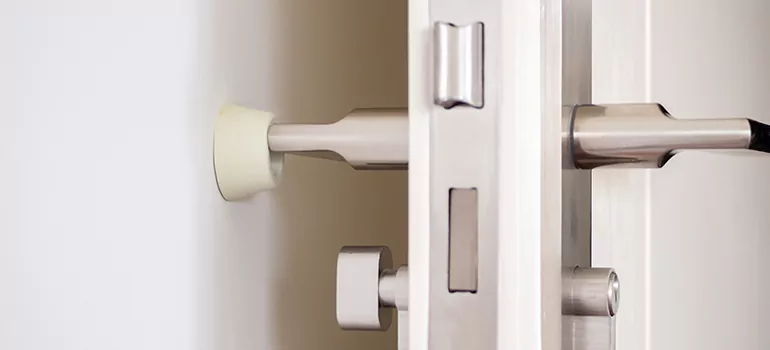 Half Moon Door Stop Installation in San Carlos, CA