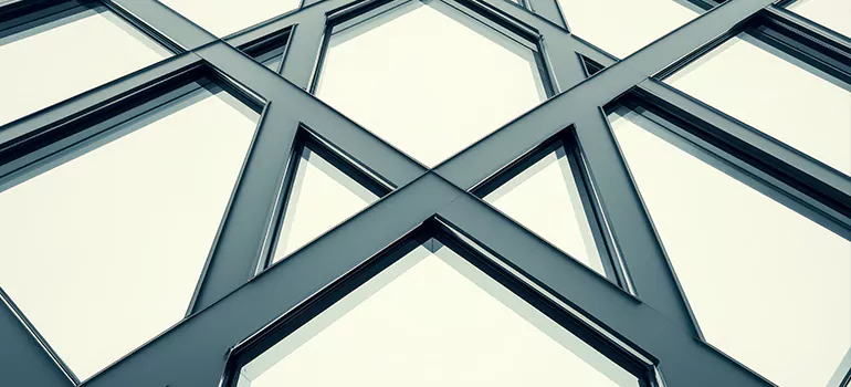 Geometric Window Shades in San Carlos, CA