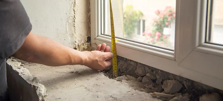 Window Sill Without Apron in San Carlos, CA